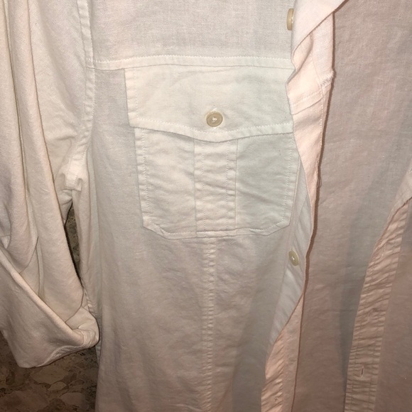 Michael Kors Button Down linen shirt - Picture 2 of 7